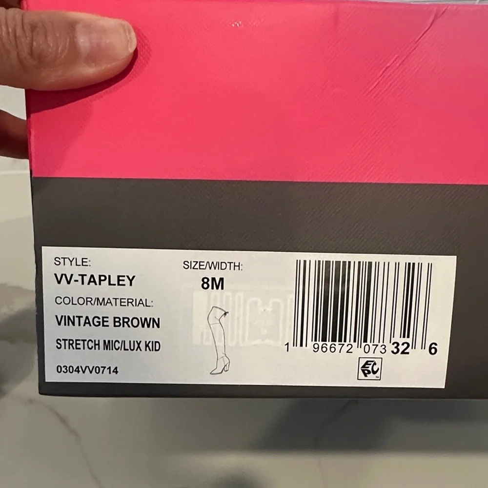 Vince Camuto Brown Over-the-Knee Boots - Picture 6 of 6